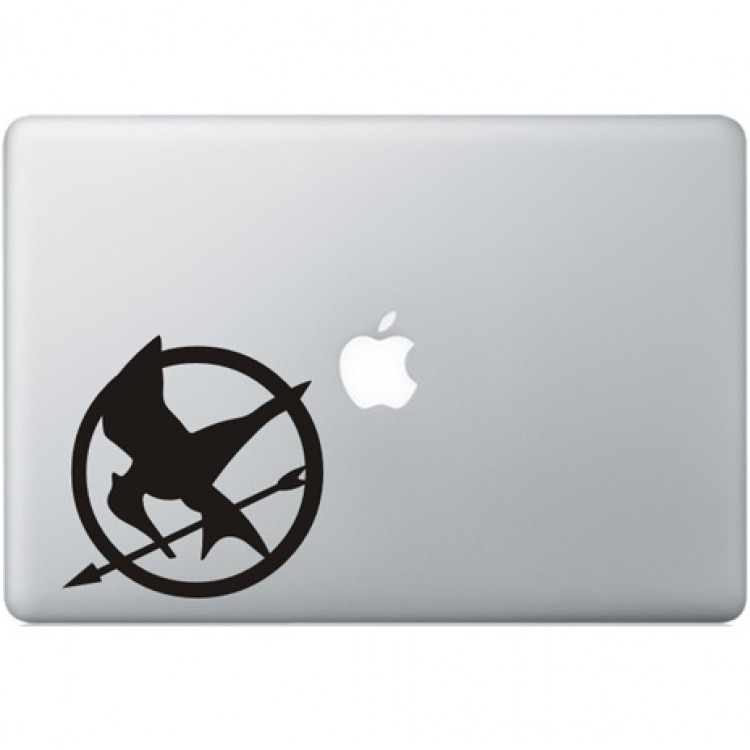 The Hunger Games Macbook Sticker Zwarte Stickers